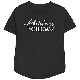 Women's Christmas Crew Relaxed Fit Graphic Tee