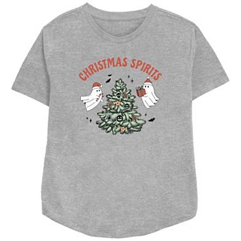 Women's Christmas Spirits Relaxed Fit Graphic Tee