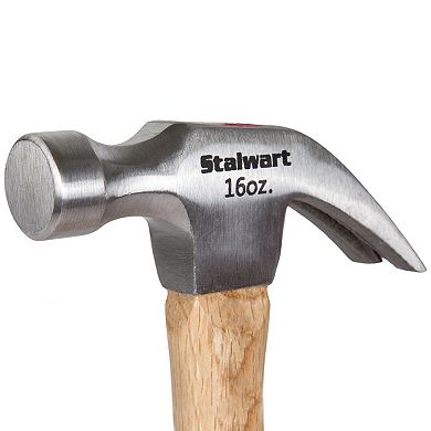 Stalwart 16-ounce Claw Hammer With Wood Handle