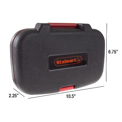 Stalwart 9-piece Household Hand Tools Set, Red