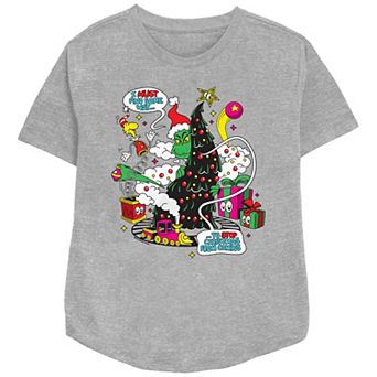 Women's Dr. Seuss Grinch Must Find A Way Relaxed Fit Graphic Tee