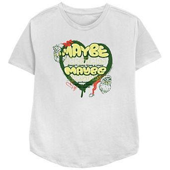 Women's Dr. Seuss Grinch Maybe Relaxed Fit Graphic Tee