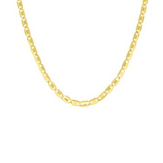 PRIMROSE 24k Gold Over Silver Valentino Chain Necklace