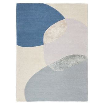 Town and Country Luxe Olso Abstract Colorblock Handcrafted Wool Area Rug