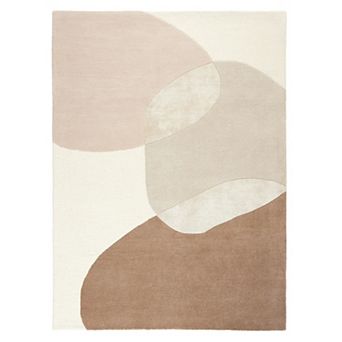 Town and Country Luxe Olso Abstract Colorblock Handcrafted Wool Area Rug