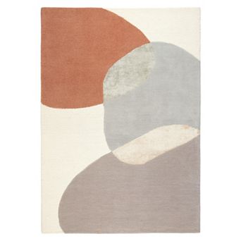 Town and Country Luxe Olso Abstract Colorblock Handcrafted Wool Area Rug