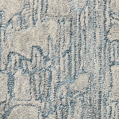 Town & Country Luxe Remi Abstract Line Art Handcrafted 100% Wool Area Rug