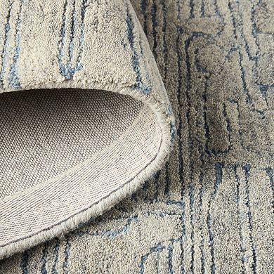 Town & Country Luxe Remi Abstract Line Art Handcrafted 100% Wool Area Rug