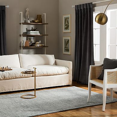 Town & Country Luxe Rita Ribbed Textured Hand Tufted 100% Wool Area Rug