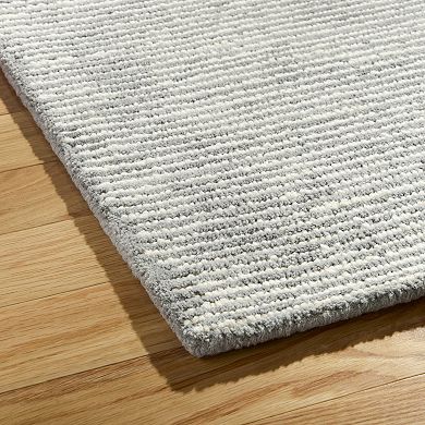 Town & Country Luxe Rita Ribbed Textured Hand Tufted 100% Wool Area Rug
