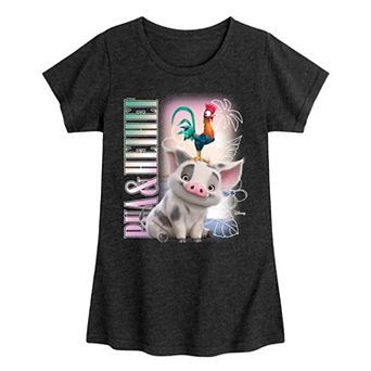 Disney's Moana 2 Pua & Heihei Girls 7-16 Tee