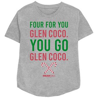 Women's Mean Girls Four For You Glen Coco You Go Glen Coco Relaxed Fit Graphic Tee