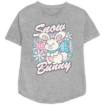 Women's Strawberry Shortcake Snow Bunny Relaxed Fit Graphic Tee