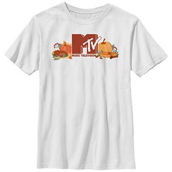Boys 8-20 MTV Thanksgiving Dinner Logo Graphic Tee