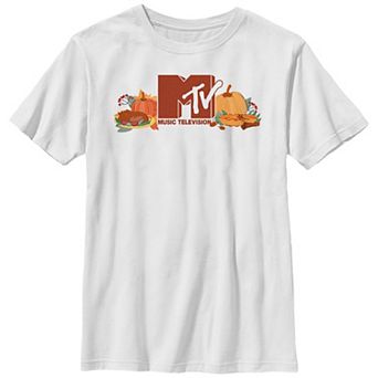 Boys 8-20 MTV Thanksgiving Dinner Logo Graphic Tee