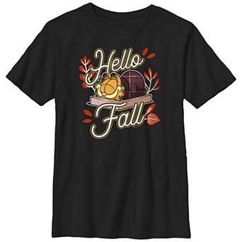 Boys 8-20 Garfield Hello Fall Graphic Tee