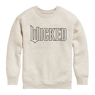 Girls 7-16 Wicked Logo Outline Fleece