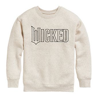 Girls 7-16 Wicked Logo Outline Fleece