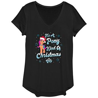 Women's My Little Pony Pinkie Pie It's A Pony Kind Of Christmas Graphic Tee