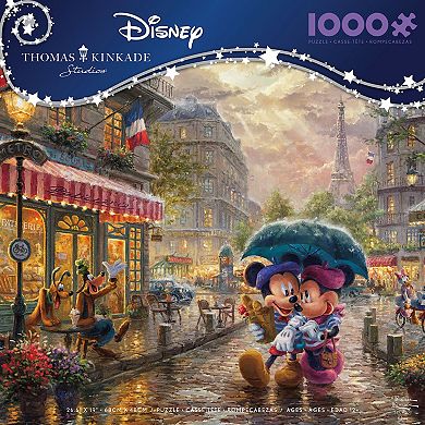 Disney's Mickey & Minnie Mouse in Paris Ceaco 1000 pc Puzzle