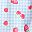 Blue Gingham Fruit