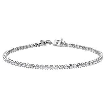 Diamond Brilliance 14k Gold 1 Carat T.W. Lab-Grown Diamond Tennis Bracelet