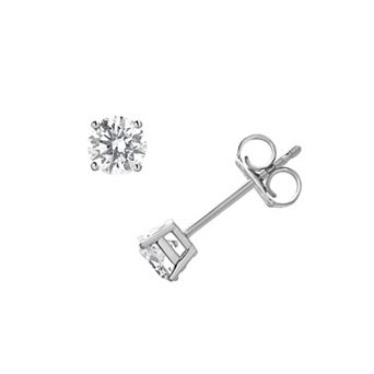 Diamond Brilliance 14k Gold 1/2 Carat T.W. Lab-Grown Diamond Round Stud Earrings