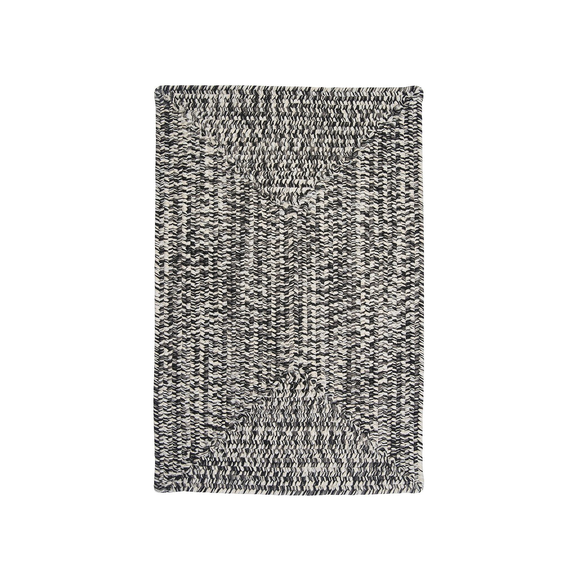 Colonial Mills Costa Rica Reversible Tweed Indoor / Outdoor Area Rug, Black