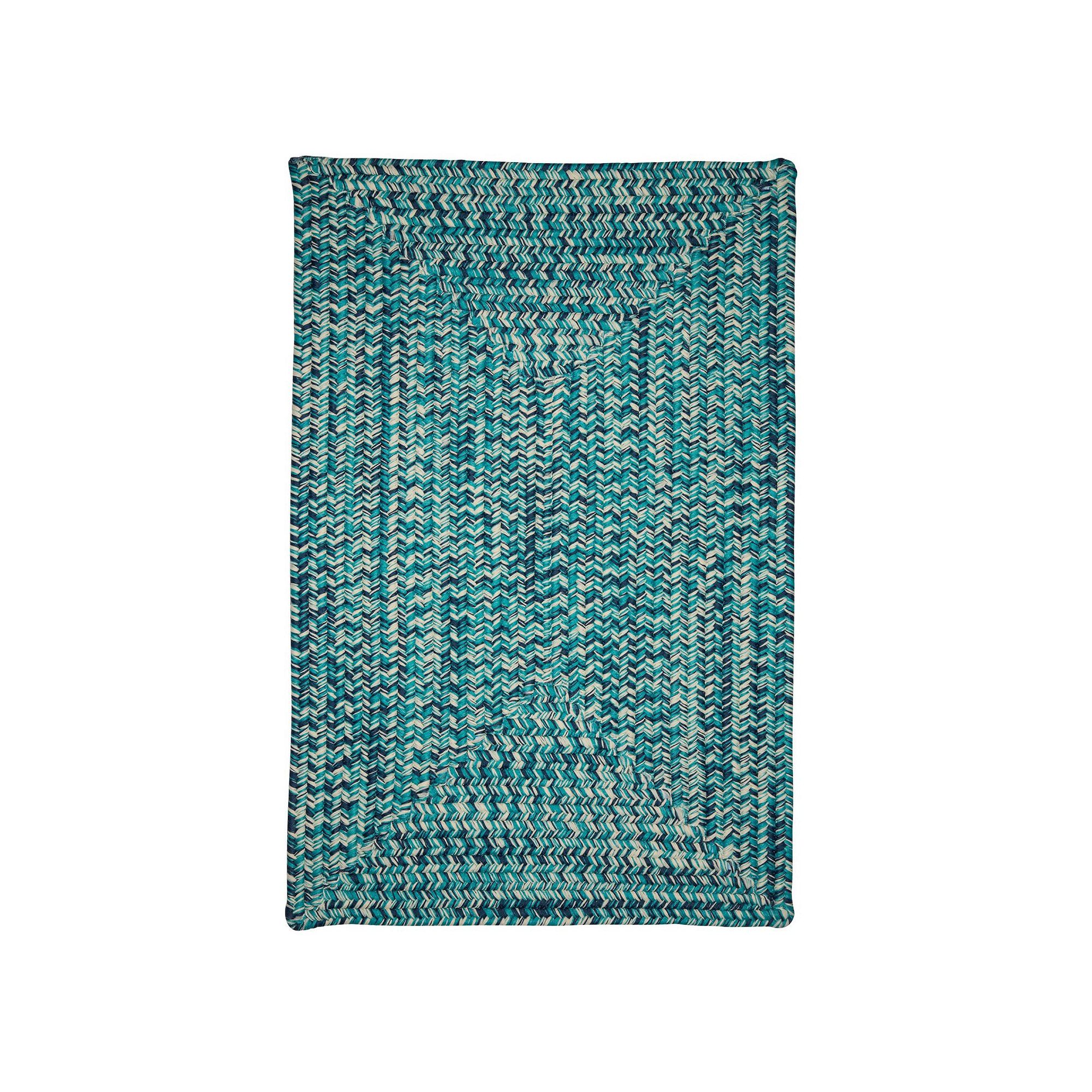 Colonial Mills Costa Rica Reversible Tweed Indoor / Outdoor Area Rug, Blue 