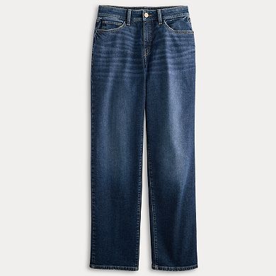 Juniors' SO® High-Rise 90s Straight Leg Jeans