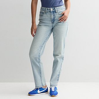 Juniors' SO® High-Rise 90s Straight Leg Jeans