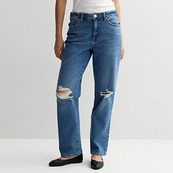 Juniors' SO® High-Rise 90s Straight Leg Jeans