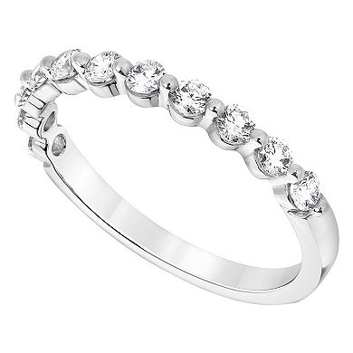Diamond Brilliance 14k White Gold 1/2 Carat T.W. Lab-Grown Diamond Band
