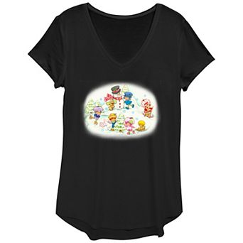 Women's Strawberry Shortcake Winter Fun Graphic Tee