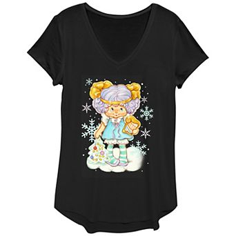 Women's Strawberry Shortcake Angel Cake Winter Wonderland Graphic Tee