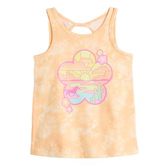 Girls 4-12 Jumping Beans® Twist Back Tank Top