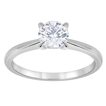 Diamond Brilliance 14k Gold 1 Carat T.W. Lab-Grown Diamond Solitaire Engagement Ring