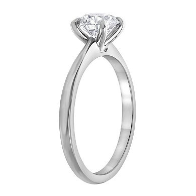 Diamond Brilliance 14k Gold 1 Carat T.W. Lab-Grown Diamond Solitaire Engagement Ring