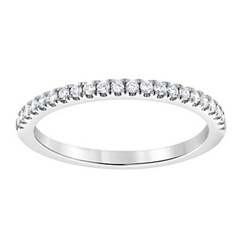 Diamond Brilliance 14k White Gold 1/5 Carat T.W. Lab-Grown Diamond Band