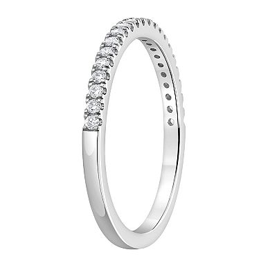 Diamond Brilliance 14k White Gold 1/5 Carat T.W. Lab-Grown Diamond Band