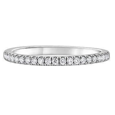 Diamond Brilliance 14k White Gold 1/5 Carat T.W. Lab-Grown Diamond Band