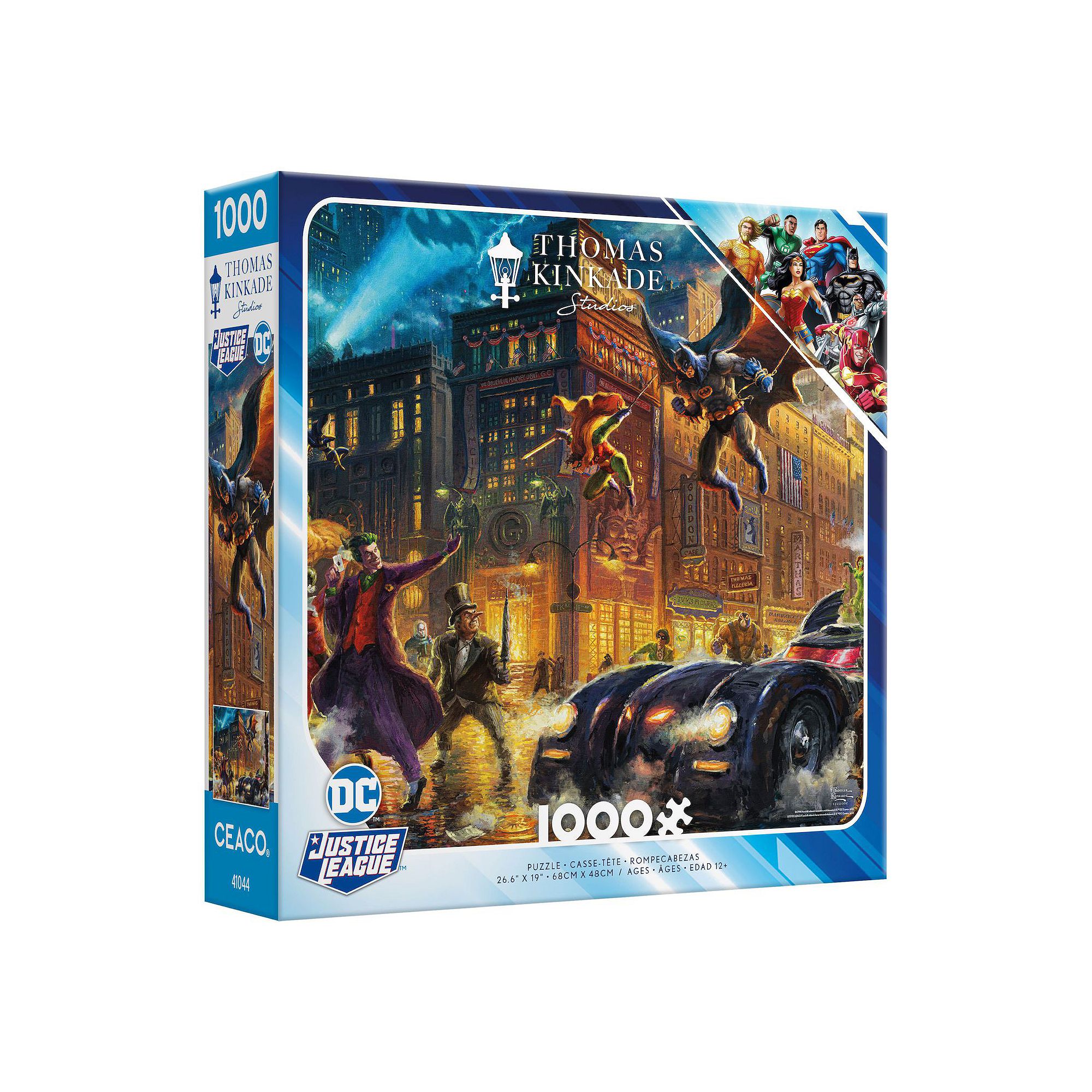 Ceaco 1000 pc Thomas Kinkade DC The Dark Knight Puzzle