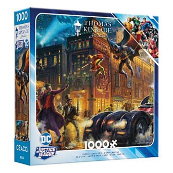 Ceaco 1000 pc Thomas Kinkade DC The Dark Knight Puzzle