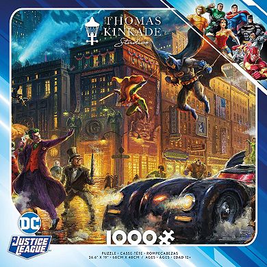 Ceaco 1000 pc Thomas Kinkade DC The Dark Knight Puzzle