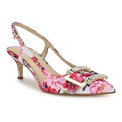 Open Toe Kate Spade Red Heels Black And White Striped Heels