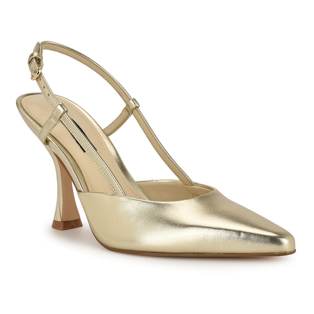 【Nine West】ヴァッダ Nine West Women's Valda Square Toe Block Heel Dress Pumps