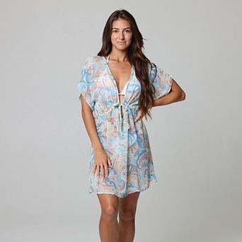 Women's J. Valdi Floral Swim Cover-Up Tunic