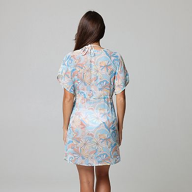 Women's J. Valdi Floral Swim Cover-Up Tunic