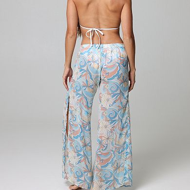 Women's J. Valdi Fly Away Swim Cover-Up Pants
