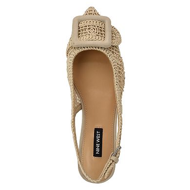 Nine West Jasser Women's Slip-On Slingback Dress Flats
